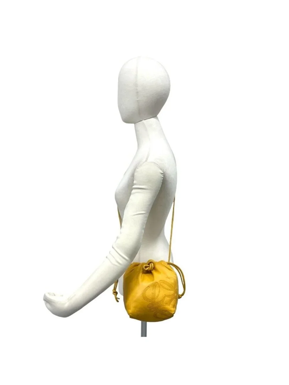 Loewe Vintage Anagram Logo Nappa Leather Mini Shoulder Bag Pochette Crossbody